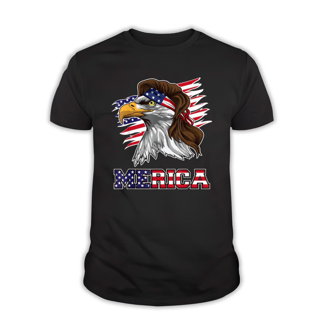 American Bald Eagle Mullet – Merica Bird Of Prey T-Shirt