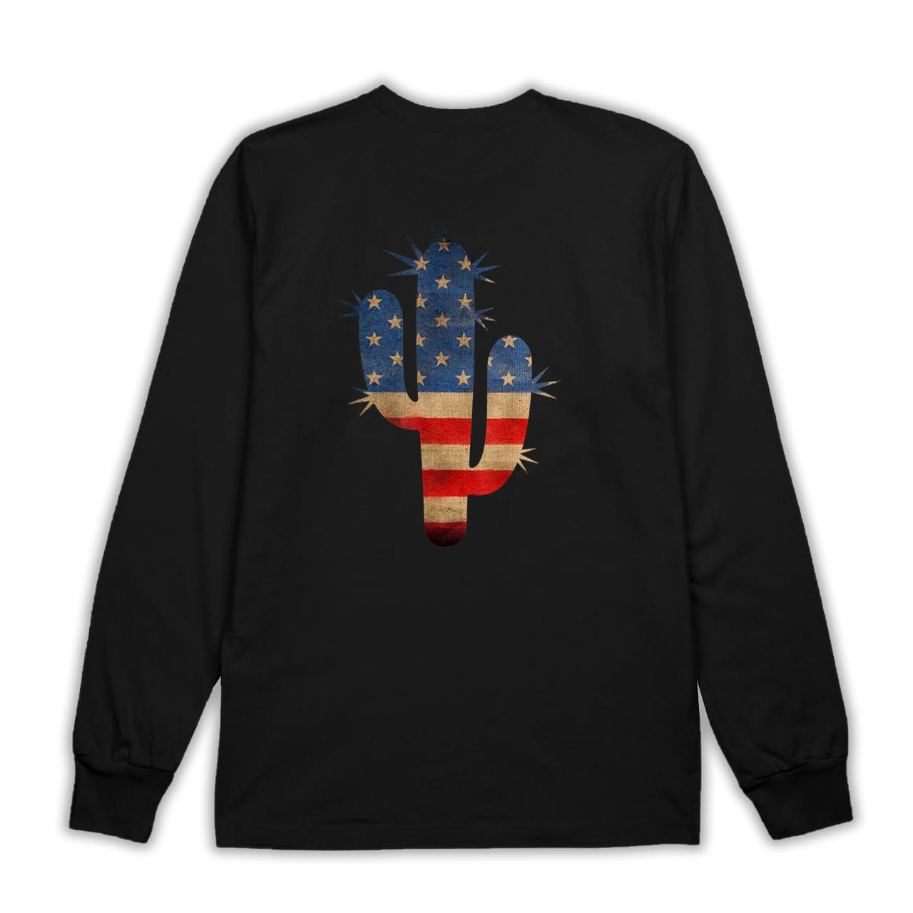Cactus American Flag Funny 4th of July USA America T-Shirt