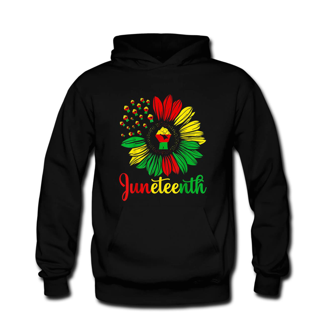 Juneteenth Sunflower African American Accentors Black Pride T-Shirt