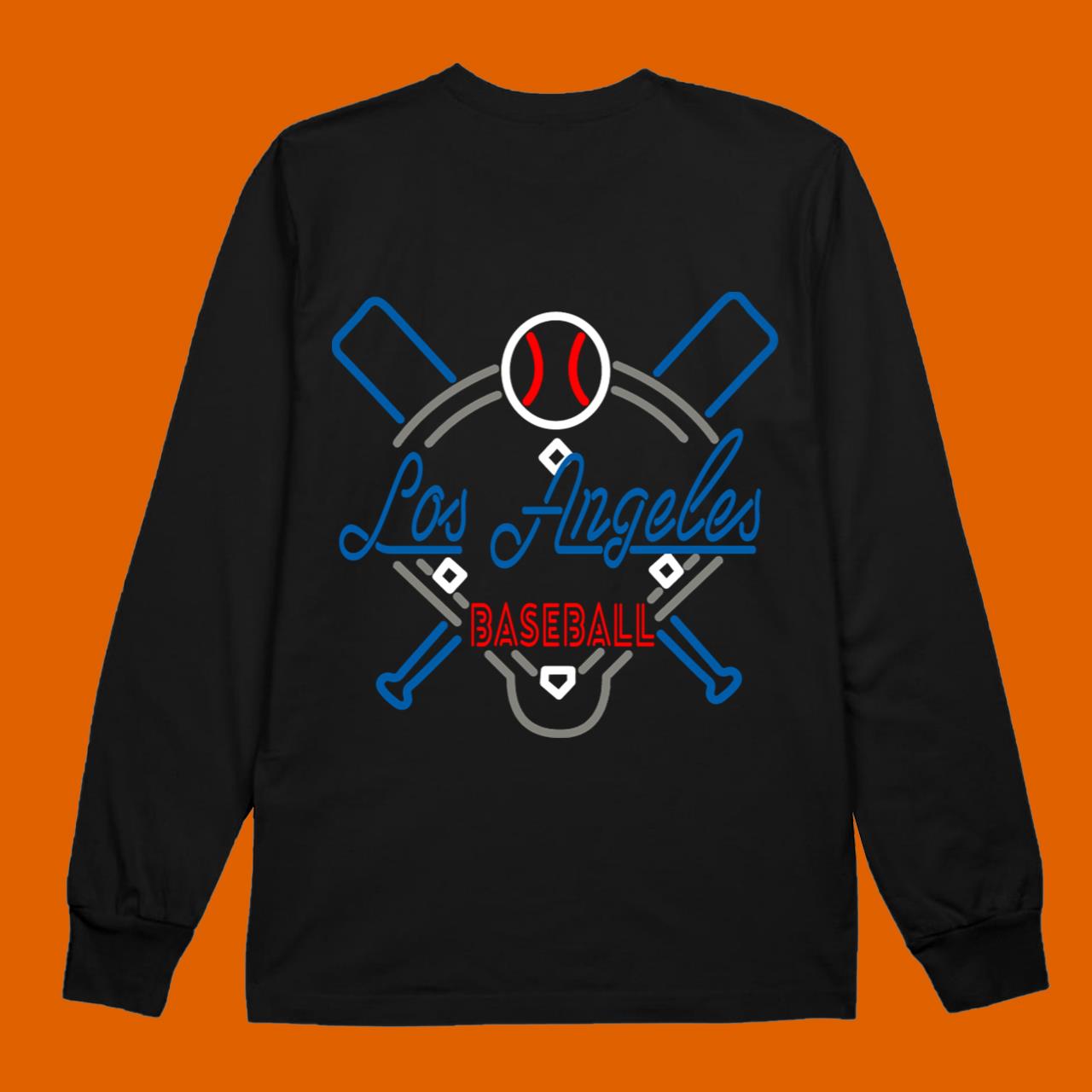 Neon Los Angeles Baseball T-Shirt