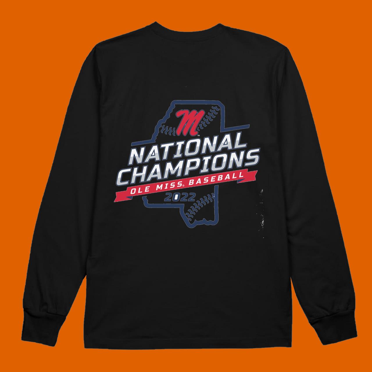 Ole Miss National Champs State Outline T-Shirt