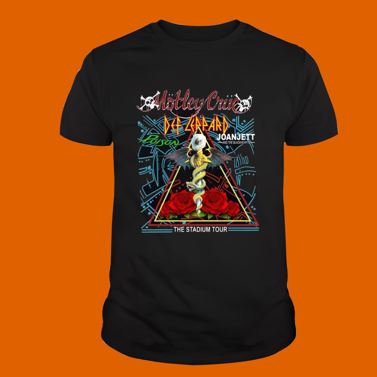 The Stadium Tour 2022 Shirt Def Leppard Motley Crue Poison Joan Jett