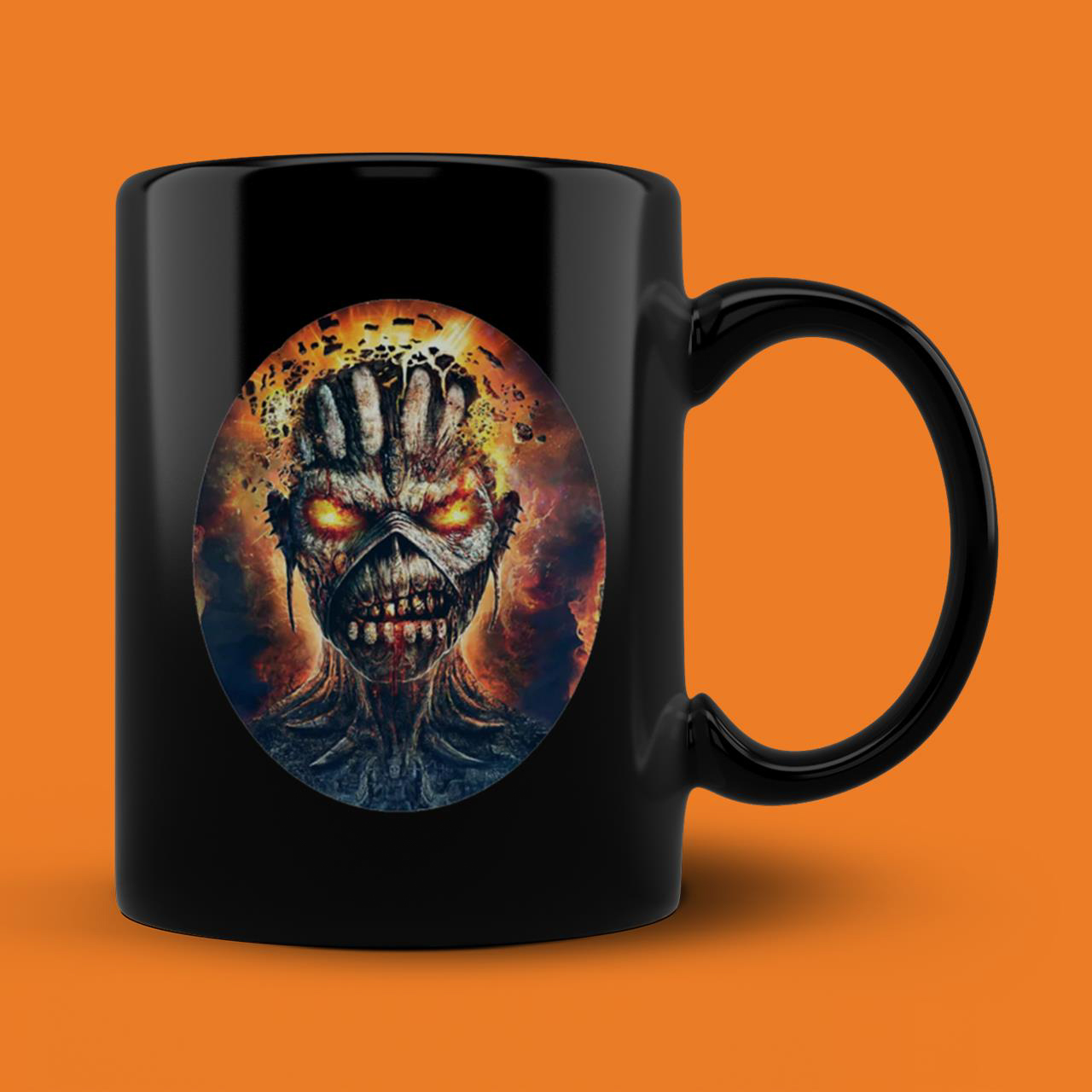 Horror Iron Maiden Skull Mug
