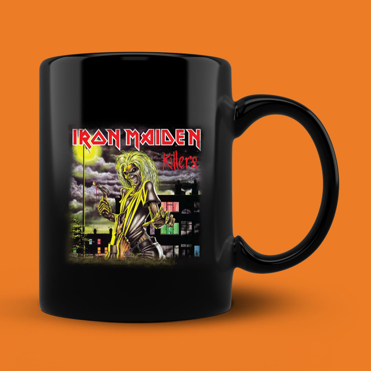 Iron Maiden Killers Head Vinyl Mug