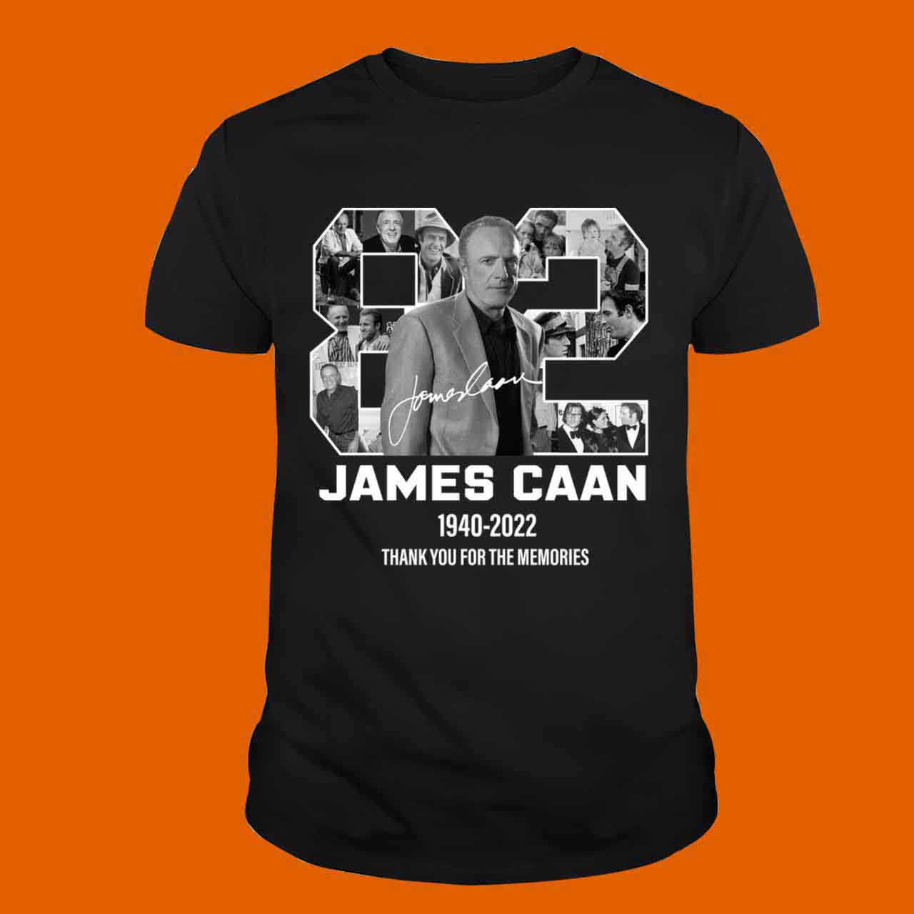 James Caan Actor 82th Anniversary Signature Thank You Shirt