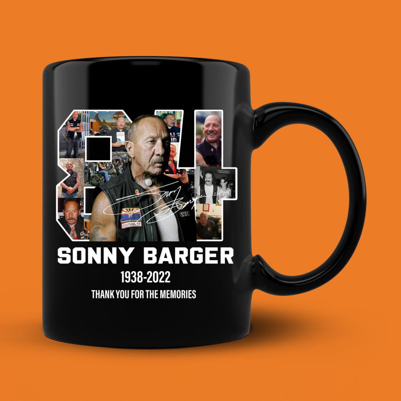 Sony Barger Thank You For The Memories Signature Mug