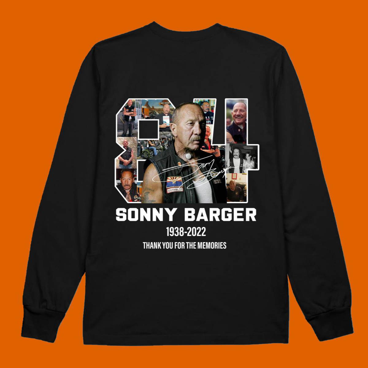 Sony Barger Thank You For The Memories Signature Shirt