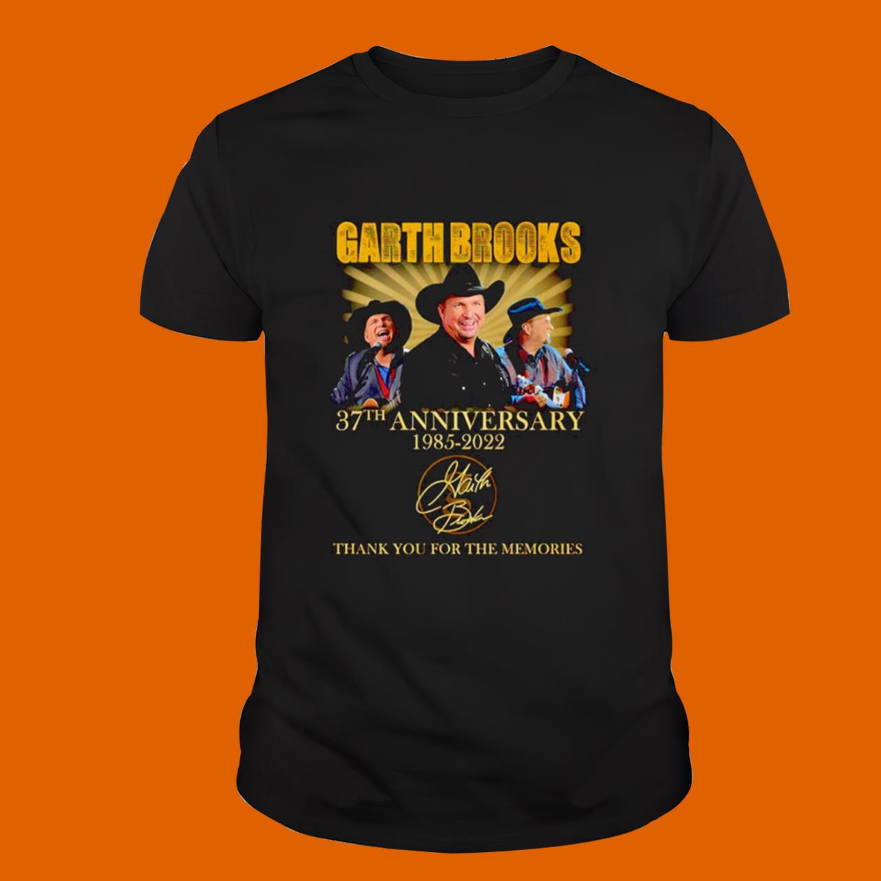 Garth Brooks 37th Anniversary 1985 2022 Thank You For The Memories Shirt