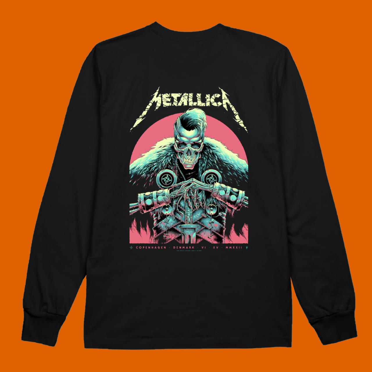Metallica On Tour Copenhagen 2022 Shirt