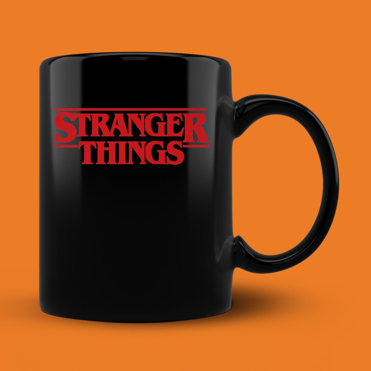 Netflix Stranger Things Simple Red Logo Mug