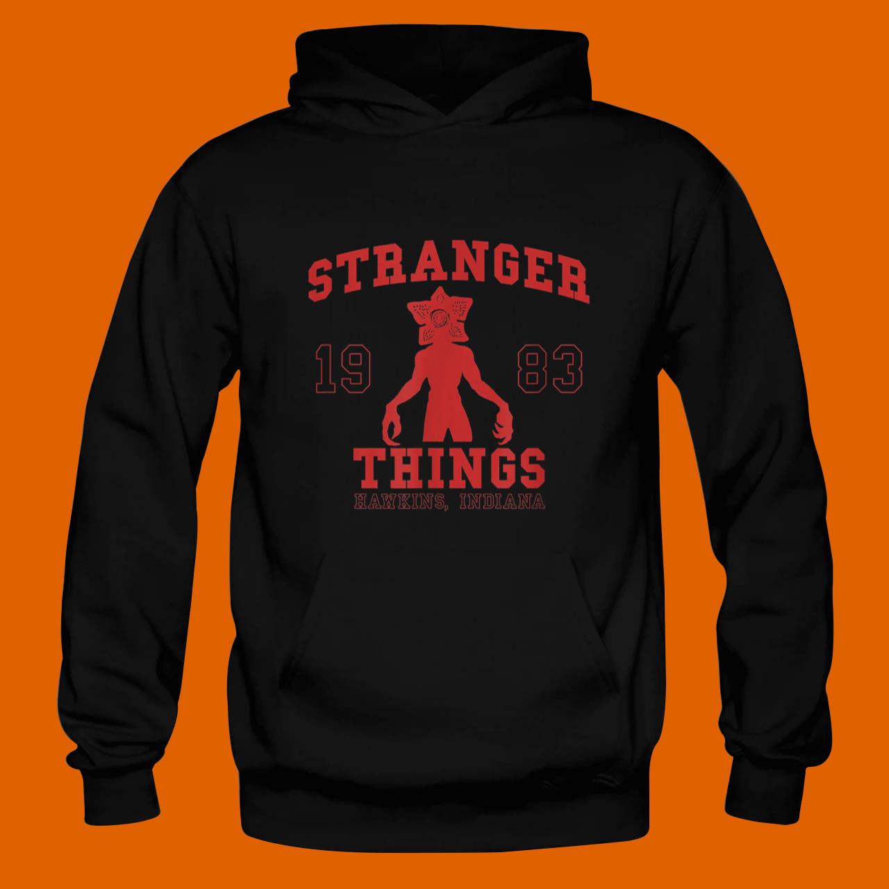 Stranger Things Demogorgon Collegiate 1983 Hawkins Indiana T-Shirt
