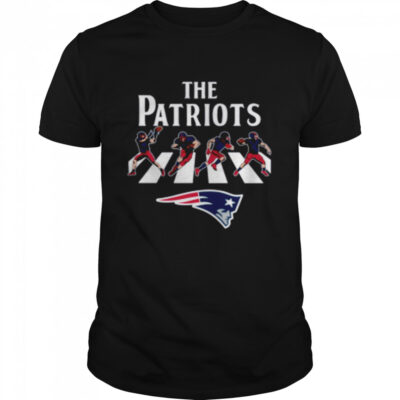 NFL Football New England Patriots The Beatles Rock Band Patriots T-Shirt